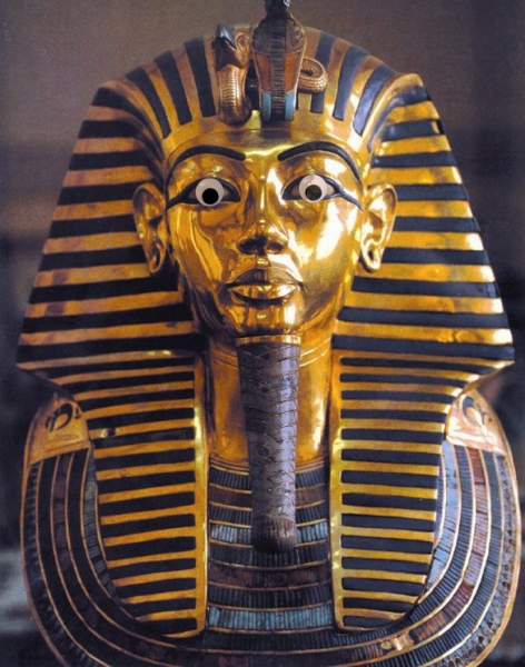 Okay, next time we build a pyramid, we have to remember to put in a bathroom. Thirty-three-hundred years is a long time between potty breaks.