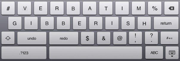 VerbatimGibberishKeyboard