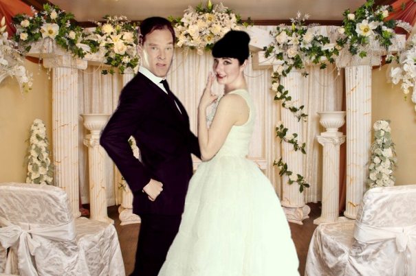 Benedict Cumberbatch and Bonnie Burton